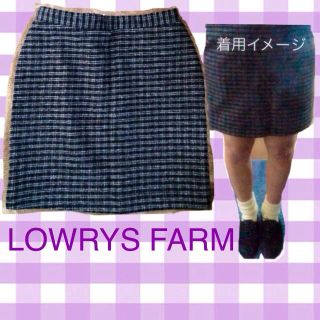 ローリーズファーム(LOWRYS FARM)のローリーズ♡チェックスカート【美品】(ミニスカート)