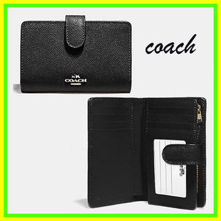 コーチ(COACH)のコーチ☆coach レザー ジップ 大きめ小銭入 折財布！即日発送(財布)