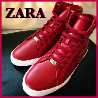 ザラ 靴 シューズ メンズ レッド 赤色系 の通販 26点 Zaraのメンズを買うならラクマ