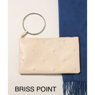 ブリスポイント(BLISS POINT)の【 新品 】ブリスポイント クラッチバッグ 星柄 刺繍(クラッチバッグ)