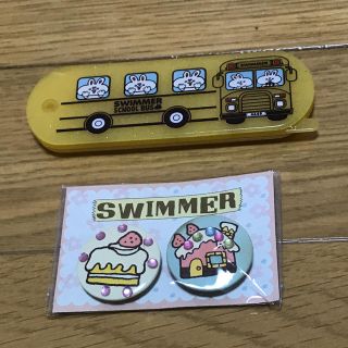 スイマー(SWIMMER)のスイマー クシとバッチのセット(ヘアブラシ/クシ)