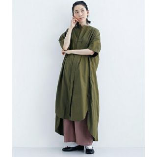 メルロー(merlot)の【新品未使用】merlotビッグｼﾙｴｯﾄｺｯﾄﾝｼｬﾂﾜﾝﾋﾟｰｽ(ロングワンピース/マキシワンピース)