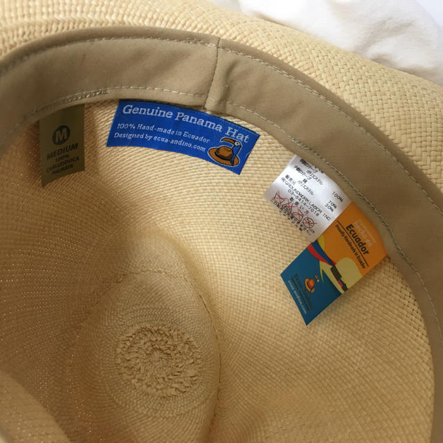 DEUXIEME CLASSE(ドゥーズィエムクラス)のEcuaAndinoエクアアンディーノ ハット 麦わら パナマ レディースの帽子(麦わら帽子/ストローハット)の商品写真
