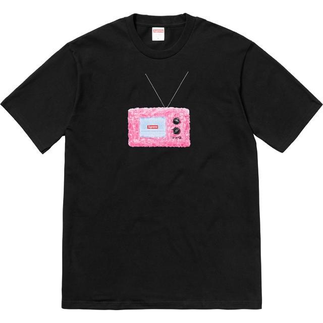 supreme TV tee Tシャツ　黒　S　box logo