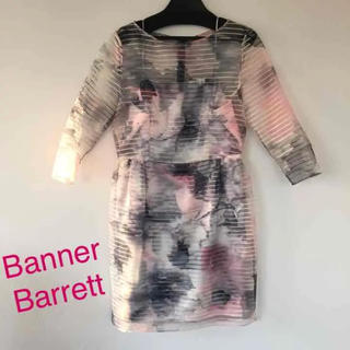 バナーバレット(Banner Barrett)のBanner Barrett オーガンジーデザインドレス(ミニワンピース)