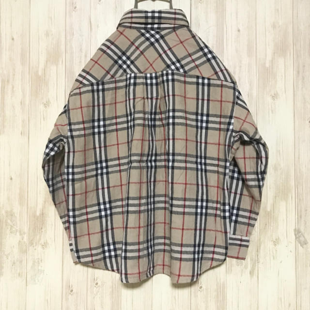 BURBERRY(バーバリー)の美品 BURBERRY ノヴァチェック  コットンシャツ キッズ/ベビー/マタニティのキッズ服男の子用(90cm~)(ブラウス)の商品写真