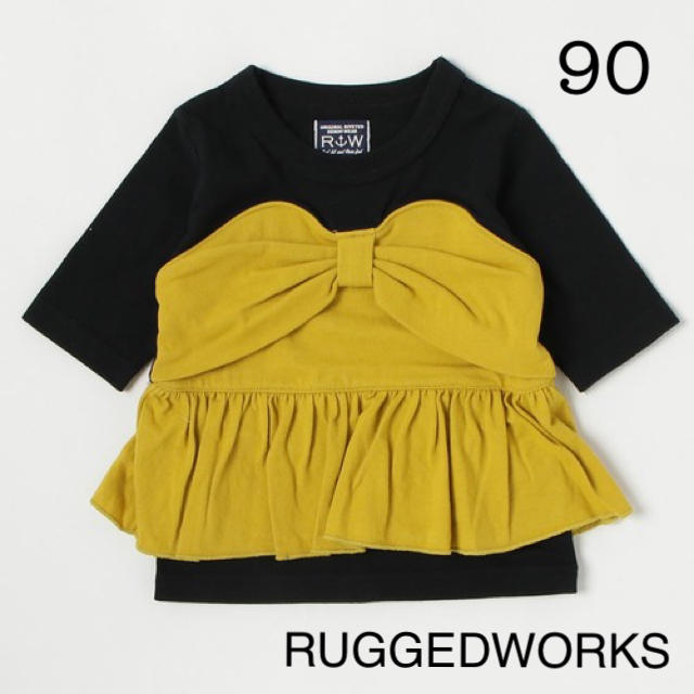 RUGGEDWORKS(ラゲッドワークス)の【 新品 】ラゲットワークス ドッキング 6分丈 Tシャツ キッズ/ベビー/マタニティのキッズ服女の子用(90cm~)(Tシャツ/カットソー)の商品写真