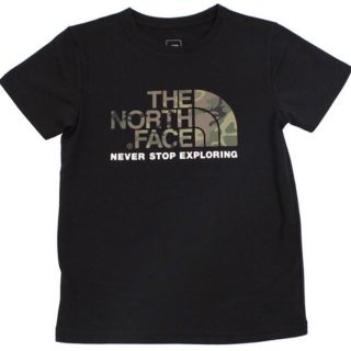 ザノースフェイス(THE NORTH FACE)の新品  ノースフェイス  キッズ  Tシャツ  黒   140(Tシャツ/カットソー)