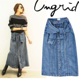 アングリッド(Ungrid)のアングリッド⭐デニムロングスカート(ロングスカート)