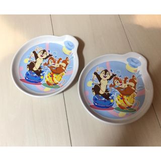 チップアンドデール(チップ&デール)のディズニーランド ディズニー夏祭り スーベニア セット(食器)