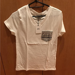 グレイル(GRL)のポケット付きVネックTシャツ(Tシャツ(半袖/袖なし))