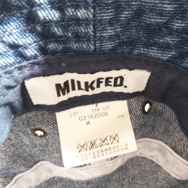 MILKFED.(ミルクフェド)の👒MILKFED.×NEWHATTAN デニムハット 帽子👒 レディースの帽子(ハット)の商品写真