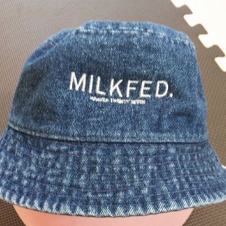 ミルクフェド(MILKFED.)の👒MILKFED.×NEWHATTAN デニムハット 帽子👒(ハット)