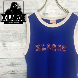 エクストララージ(XLARGE)のエクストララージ  ゲームシャツ タンクトップ ビッグロゴ スポーツミックス(タンクトップ)