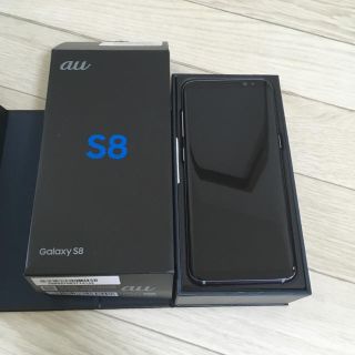 エーユー(au)のGalaxy s8☆SIMロック解除済み(スマートフォン本体)