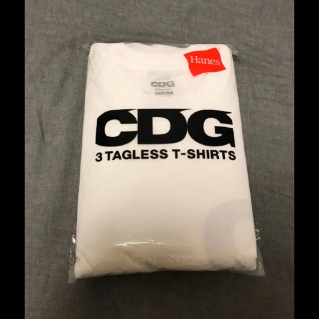 CDG Hanes Tシャツ 3枚パック コムデギャルソン ヘインズ L