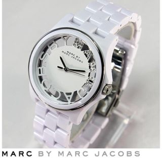 マークバイマークジェイコブス(MARC BY MARC JACOBS)のマークジェイコブス マークバイマークジェイコブス 時計 ホワイト 有村架純(腕時計)