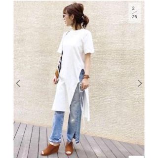 プラージュ(Plage)のjane smith ロングTシャツ ♡(Tシャツ(半袖/袖なし))