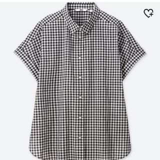 ユニクロ(UNIQLO)のソフトコットンチェックシャツ　ギンガム(シャツ/ブラウス(半袖/袖なし))