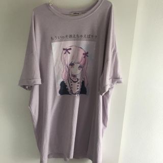 アンクルージュ(Ank Rouge)のAnk Rouge  BIG Tシャツ ラベンダー ガール (Tシャツ(半袖/袖なし))