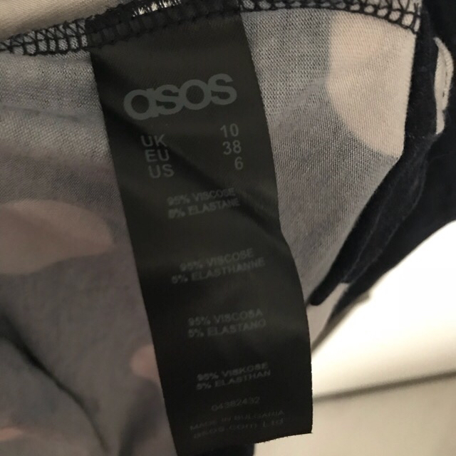 asos(エイソス)のポテ様専用ASOS ジャージワンピース レディースのワンピース(ひざ丈ワンピース)の商品写真