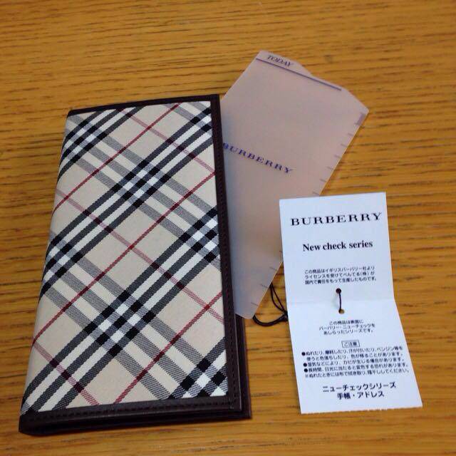 BURBERRY(バーバリー)の未使用♡Burberry手帳 インテリア/住まい/日用品の文房具(その他)の商品写真