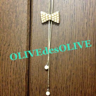 オリーブデオリーブ(OLIVEdesOLIVE)のOLIVEdesOLIVE♡ループタイ(ネックレス)