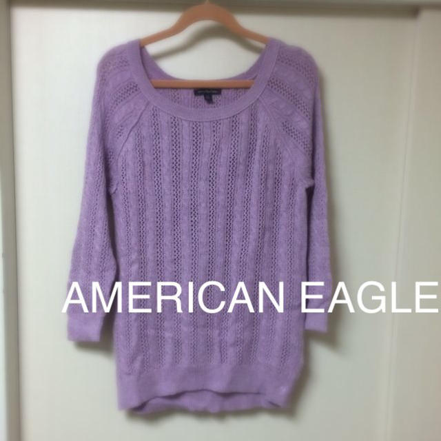 American Eagle(アメリカンイーグル)の紫ニット レディースのトップス(ニット/セーター)の商品写真