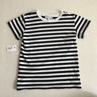 アニエスベー(agnes b.)のアニエスベー アンファン ボーダーTシャツ 10ans(Tシャツ/カットソー)