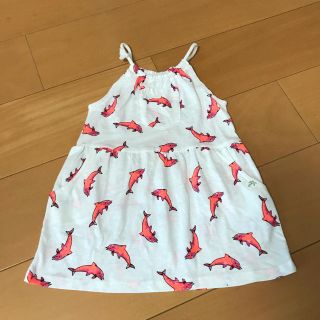 ザラキッズ(ZARA KIDS)のzarababy イルカ柄ワンピース(ワンピース)