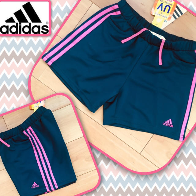 adidas(アディダス)の新品 アディダス マシュマロジャージ 150 キッズ/ベビー/マタニティのキッズ服女の子用(90cm~)(パンツ/スパッツ)の商品写真