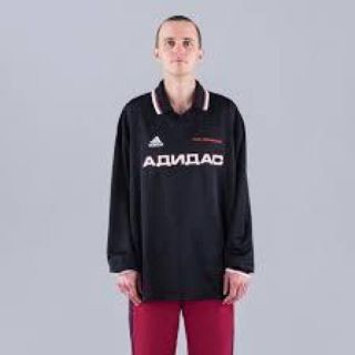 アディダス(adidas)のGosha Rubchinskiy  adidas  サッカーシャツ Lサイズ(Tシャツ/カットソー(七分/長袖))