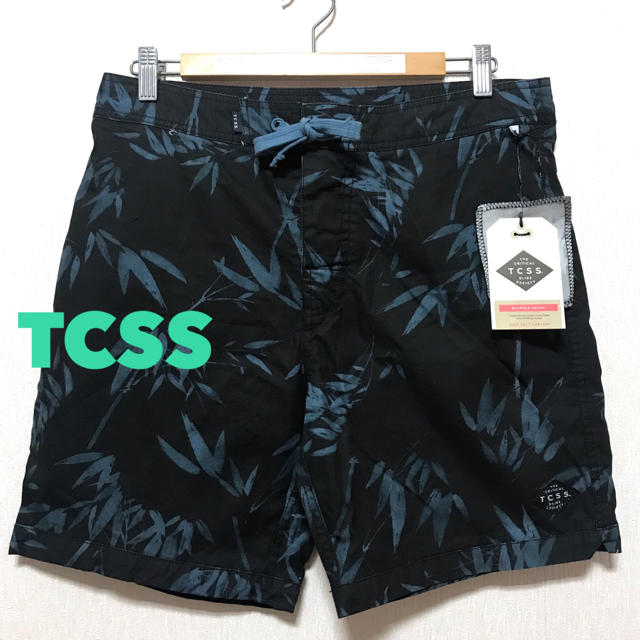 Ron Herman(ロンハーマン)の残① 新品 TCSS バンブー サーフパンツ 海パン 黒 30 M   メンズの水着/浴衣(水着)の商品写真