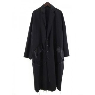 ヨウジヤマモト(Yohji Yamamoto)の18aw sulvam (サルバム) / over coat (BLK)(チェスターコート)