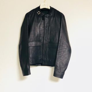 バレンシアガ(Balenciaga)のBALENCIAGA レザージャケット カーフ 46 S バレンシアガ(レザージャケット)