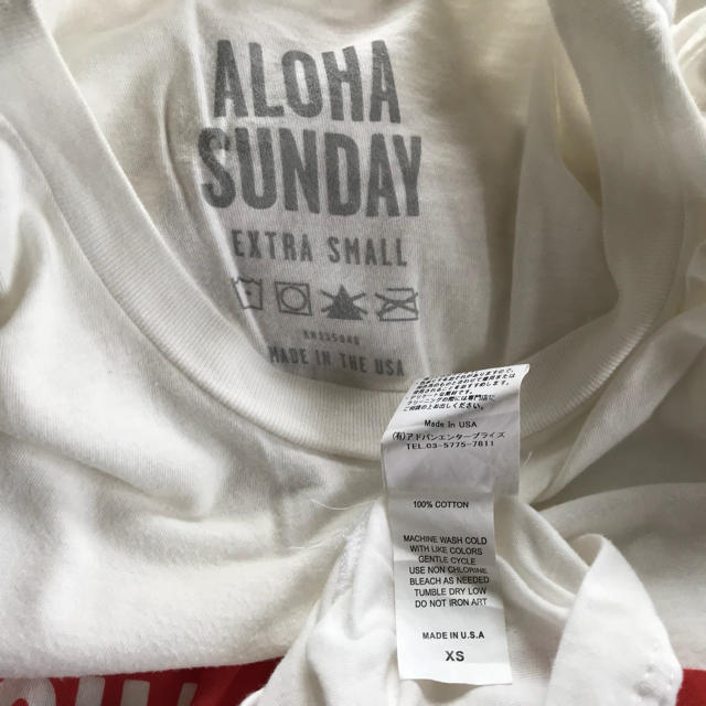 Ron Herman(ロンハーマン)のALOHA SUNDAY Tシャツ XS メンズのトップス(Tシャツ/カットソー(半袖/袖なし))の商品写真