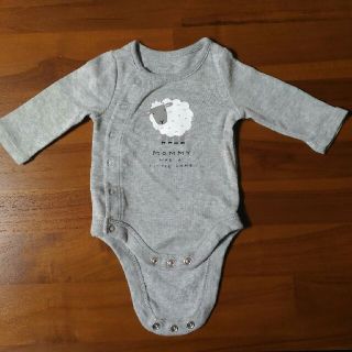 ベビーギャップ(babyGAP)のbaby GAP　長袖ロンパース　45cm(ロンパース)