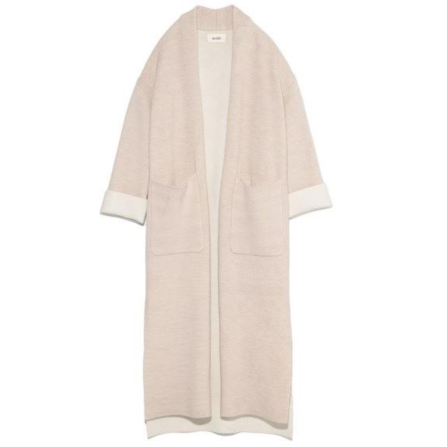 新品タグ付き】snidel スナイデル ニットロングガウン コーディガン