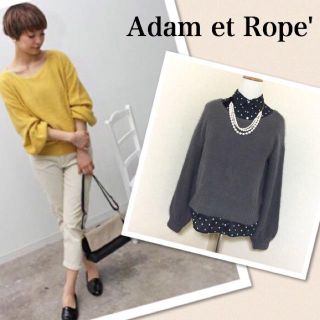 アダムエロぺ(Adam et Rope')のアダムエロペ アンゴラニットプルオーバー(ニット/セーター)