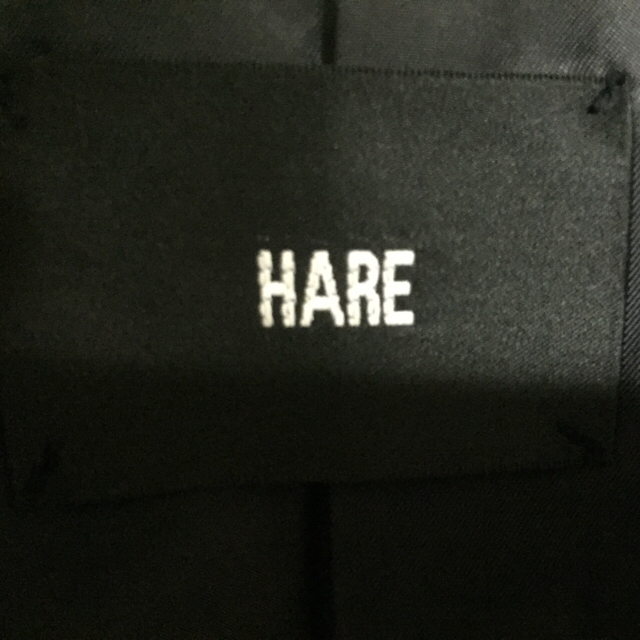 HARE(ハレ)のHARE サムエコート 黒 メンズのジャケット/アウター(チェスターコート)の商品写真