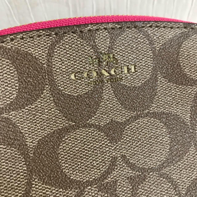 COACH(コーチ)のまいさん専用🙇‍♀️シグネクチャーポーチ レディースのファッション小物(ポーチ)の商品写真