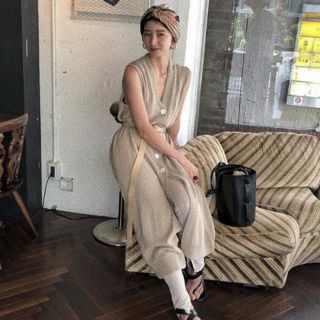 トゥデイフル(TODAYFUL)のtodayful  Knit Long Vest ニットロングベスト 38 完売(ベスト/ジレ)