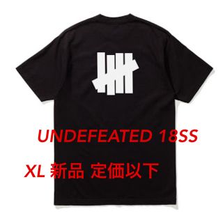 アンディフィーテッド(UNDEFEATED)のXL UNDEFEATED 18SS ICON LOGO TEE 黒 新品(Tシャツ/カットソー(半袖/袖なし))