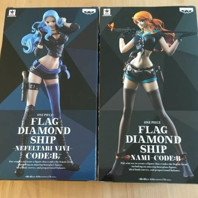 BANPRESTO(バンプレスト)のワンピース
FLAG DIAMONDSHIP
ナミ&ビビ　CODE : B エンタメ/ホビーのフィギュア(アニメ/ゲーム)の商品写真