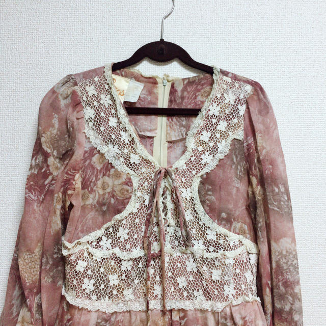 Grimoire(グリモワール)のアサさま専用＊70’s vintage レディースのワンピース(ロングワンピース/マキシワンピース)の商品写真