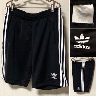 アディダス(adidas)の大人気❗️90s adidas originals アディダス ハーフパンツ 黒(ショートパンツ)