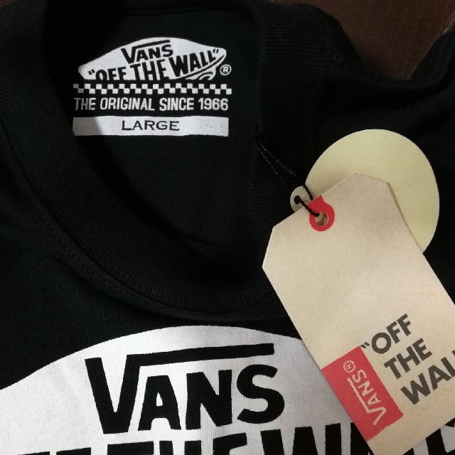 VANS(ヴァンズ)のバンズTシャツLブラック メンズのトップス(Tシャツ/カットソー(半袖/袖なし))の商品写真