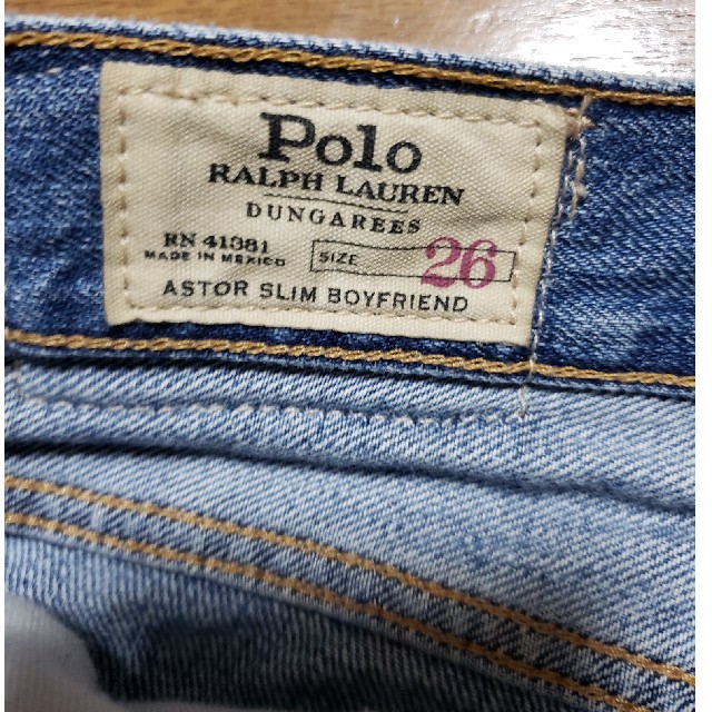 POLO RALPH LAUREN(ポロラルフローレン)の【値下げ】polo RALPH LAUREN　クラッシュ　デニム レディースのパンツ(デニム/ジーンズ)の商品写真