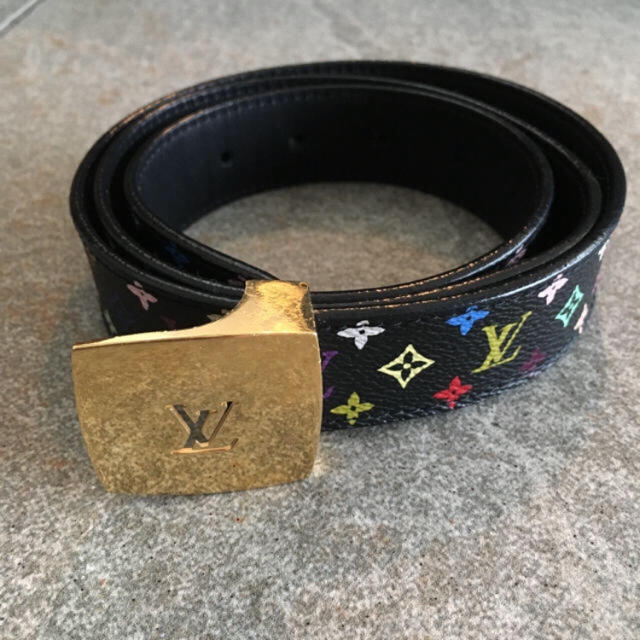 LOUIS VUITTON(ルイヴィトン)のルイヴィトン マルチカラー ベルト 送料無料 正規品 レディースのファッション小物(ベルト)の商品写真