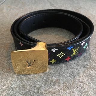 ルイヴィトン(LOUIS VUITTON)のルイヴィトン マルチカラー ベルト 送料無料 正規品(ベルト)